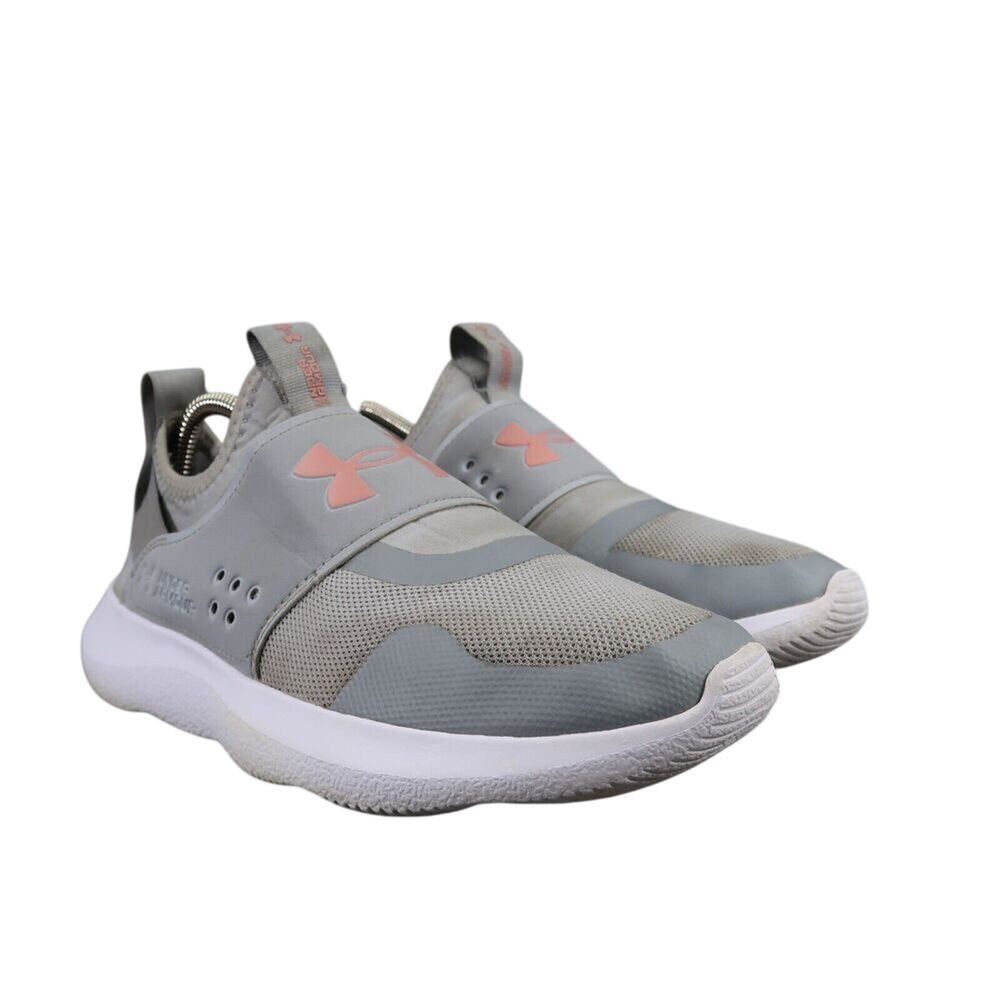 Under Armour Shoes Womens 8.5 Athletic Trainers Slip On Run Play Sneakers Gray